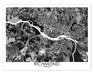 Richmond Virginia black and white geometric city map print poster by Maps As Art.