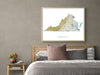 Virginia State Map Print Poster, Home Decor Landscape Wall Art Topographic Road Maps