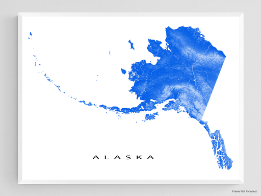 alaska state map capital