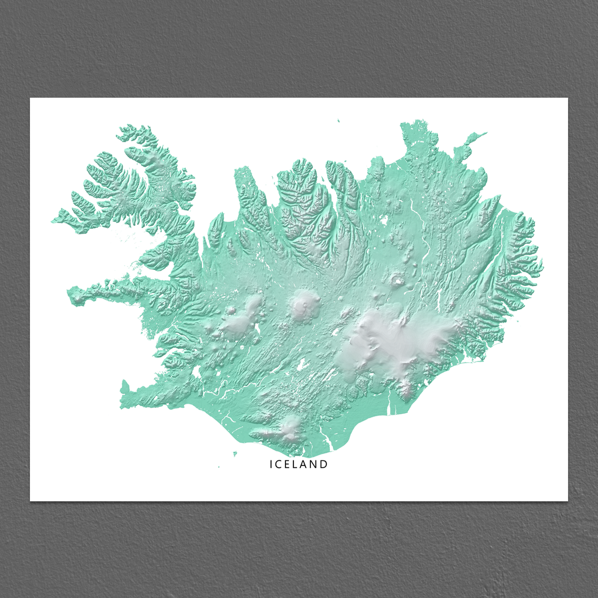 ICELAND — Maps As Art