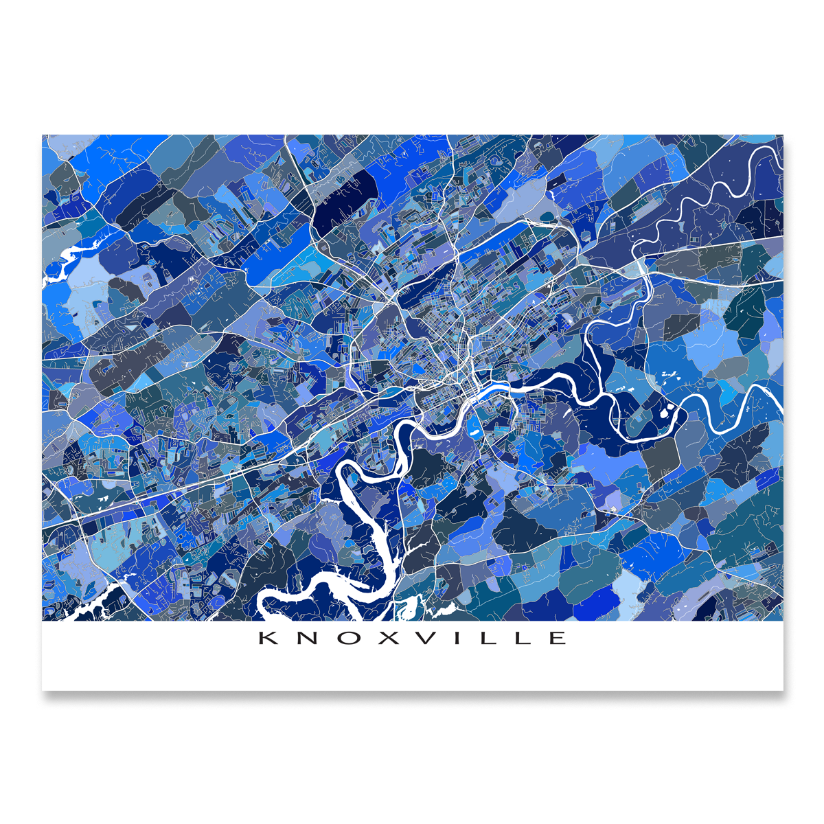 Knoxville Map Print Tennessee USA Maps As Art   Knoxville Map Print Tennessee MapsAsArt 9 1200x1200 